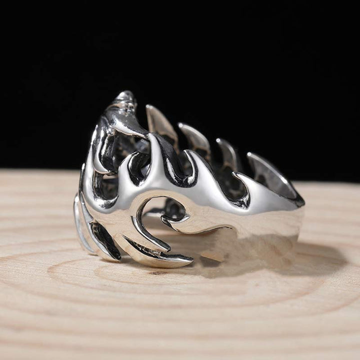 Ring Drachen aus Silber - Schutz & Stärke Fengshui Symbol Fingerring