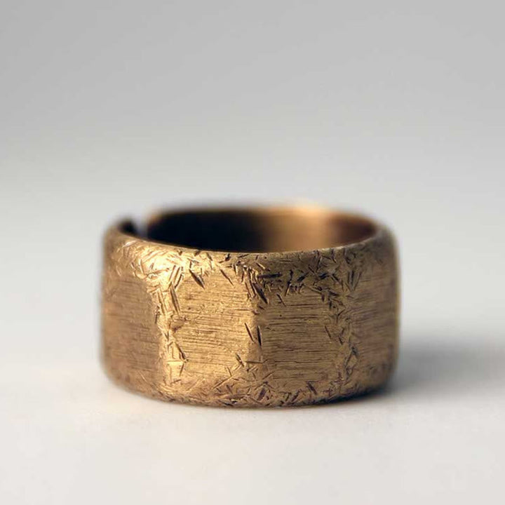 Kupfer Ring Tibetisch Wohlstand Fengshui Schutz Glück Schmuck