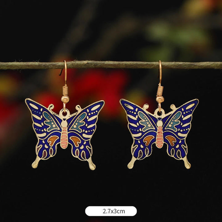 Ohrringe Lotus Schmetterling Blume