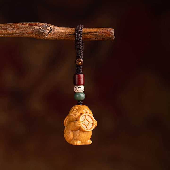 Schlüsselanhänger Sandelholz Bodhi Pferd