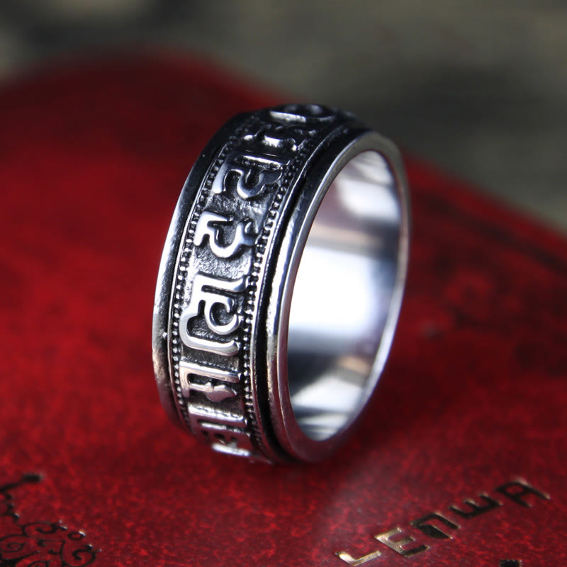 Ring Titanstahl Om Mani Padme Hum – Balance
