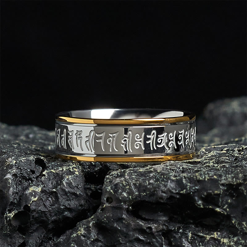 Ring Titanstahl Shurangama Mantra – Balance 63-65mm