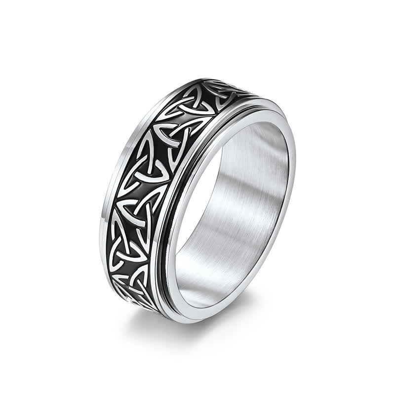 Ring Titanstahl Triquetra – Ruhe