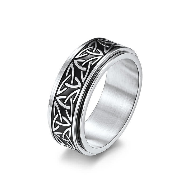 Ring Titanstahl Triquetra – Ruhe