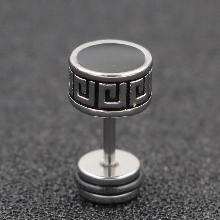 Ohrringe Titanstahl Stecker