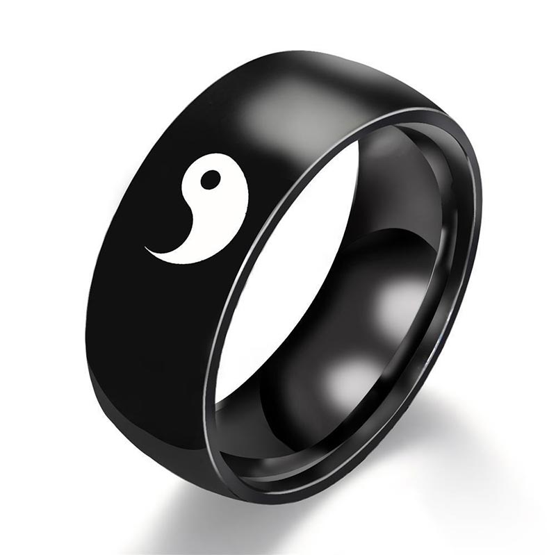 Ring Titanstahl Yin Yang – Balance