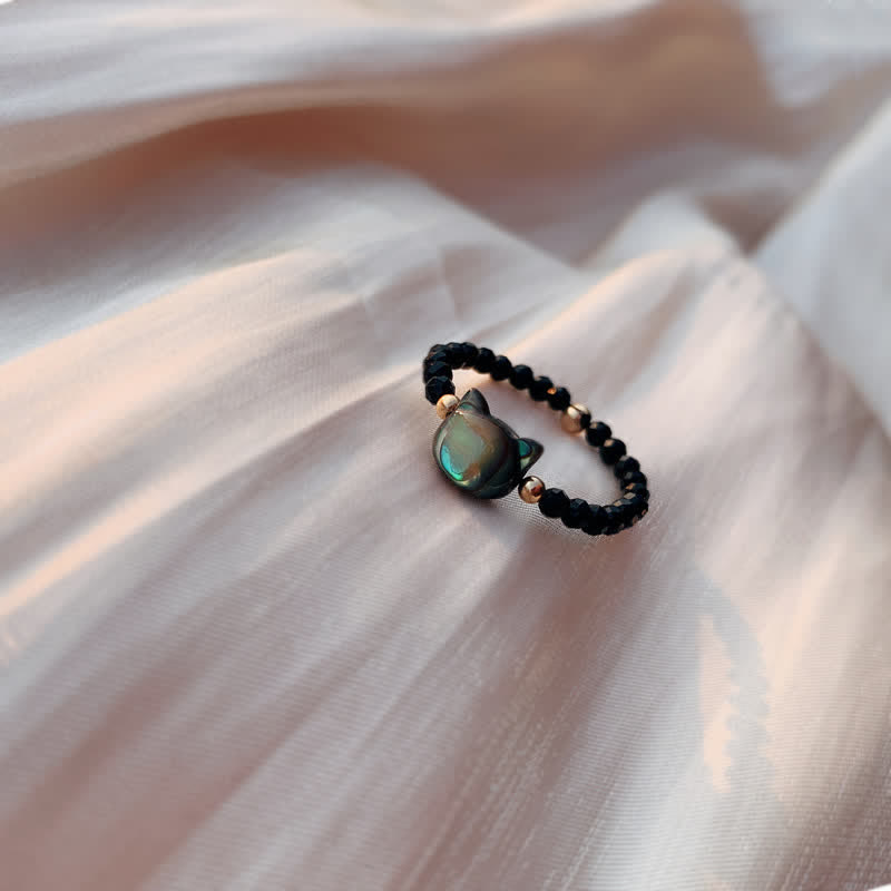 Ring Tridacna Katze – Segen