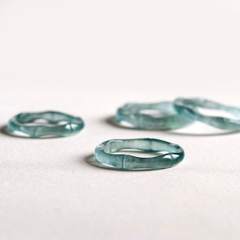 Jade Ringe Wohlstand Fülle Harmonie Glück Schutz Chakra Schmuck