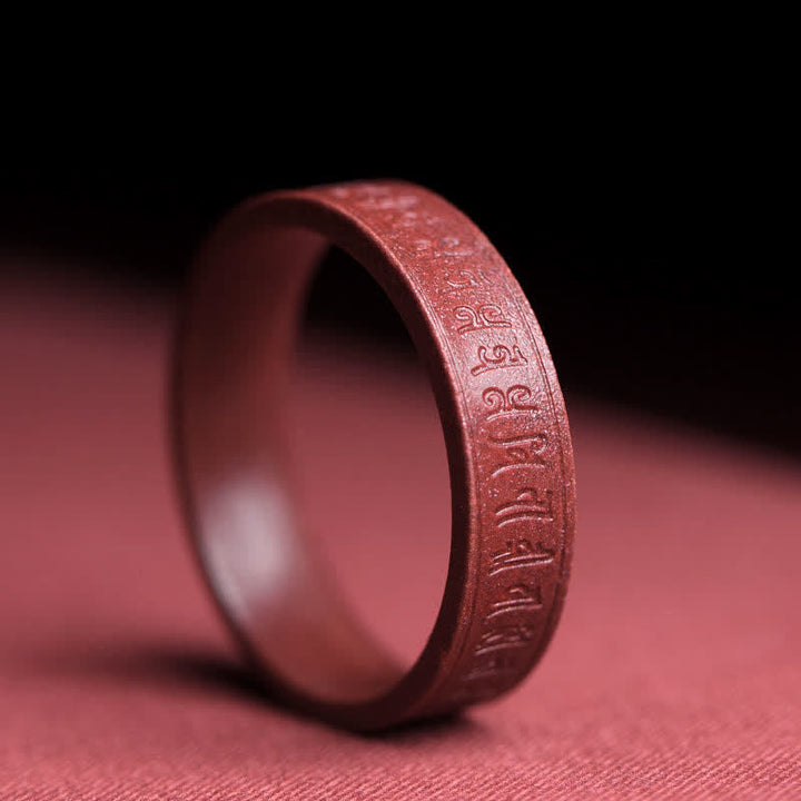 Ring Zinnober Om Mani Padme Hum – Segen Om Mani Padme Hum
