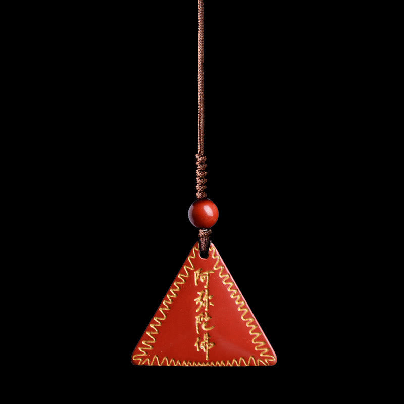 Schlüsselanhänger Amitabha Zinnober