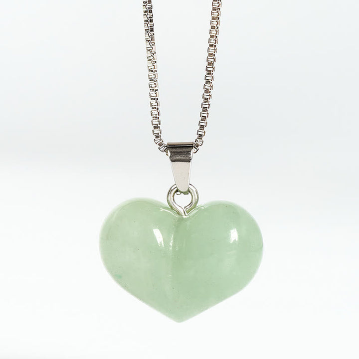 Kette Amethyst Topas Rosenquarz Herz – Balance