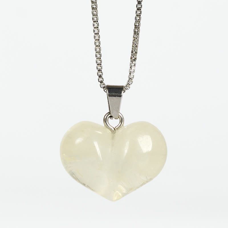 Kette Amethyst Topas Rosenquarz Herz – Balance