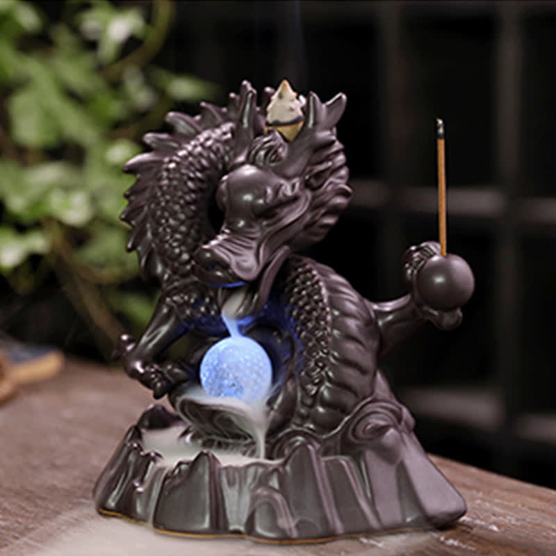 Rückfluss Räuchergefäß Drache Wohnzimmer