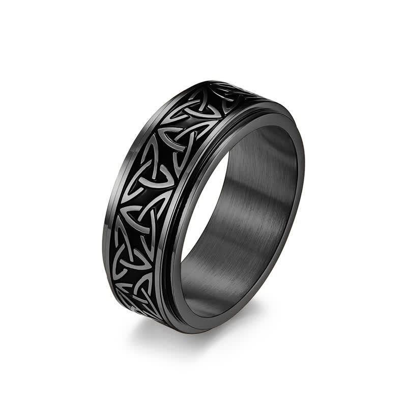 Ring Titanstahl Triquetra – Ruhe