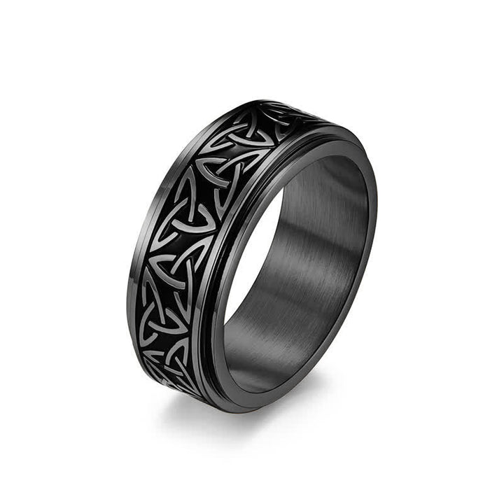 Ring Titanstahl Triquetra – Ruhe
