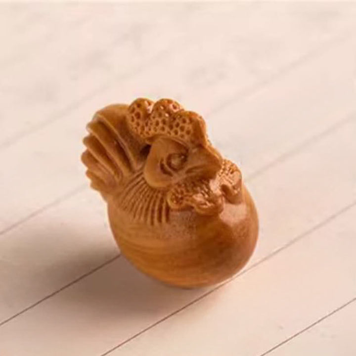 Schlüsselanhänger Sandelholz Bodhi Pferd handgeschnitzt Glücksbringer spirituell Holz Anhänger