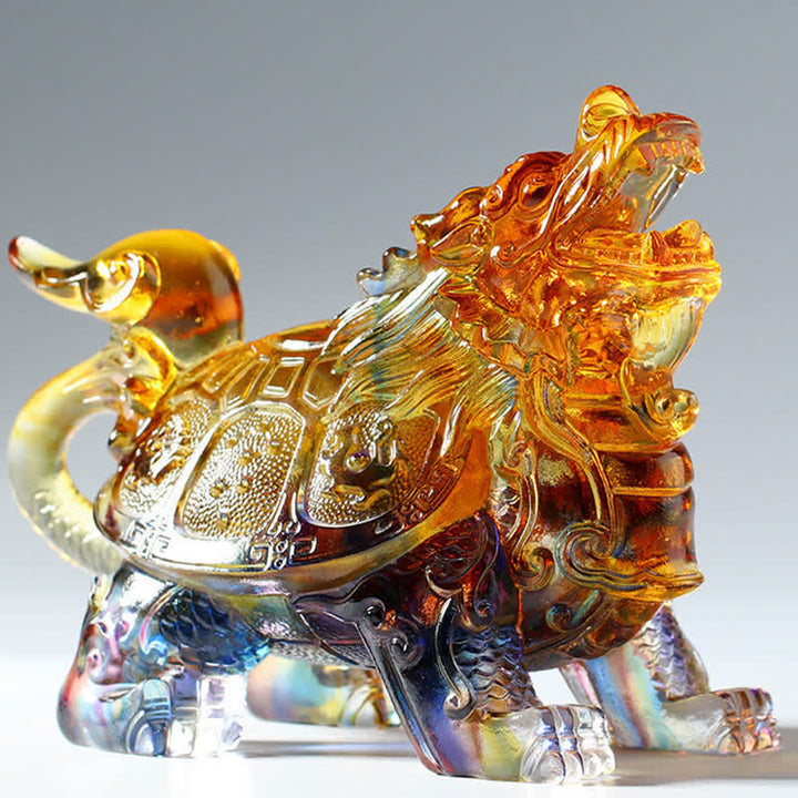 Schildkröte Deko Drache Liuli Glücksbringer
