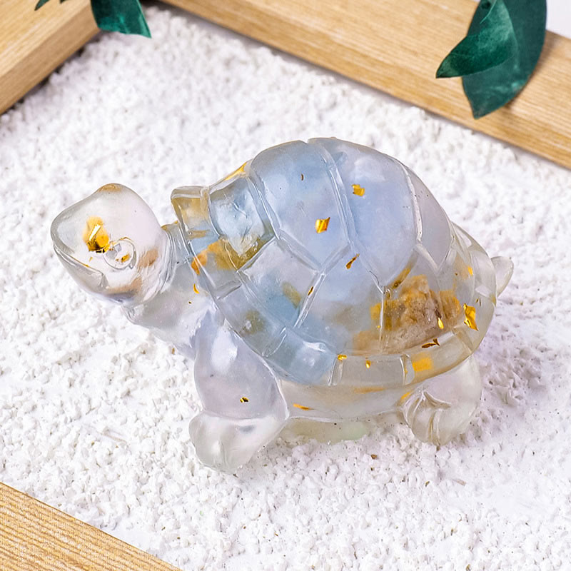 Schildkröte Deko Mini Kristall Symbol