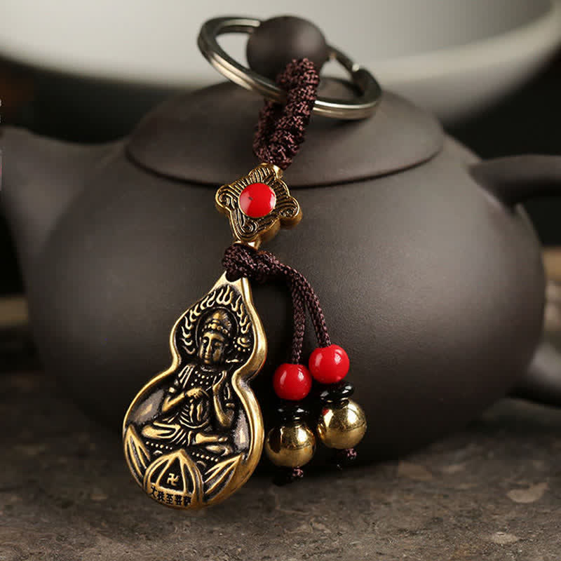 Schlüsselanhänger Bodhisattva Kupfer – Segen