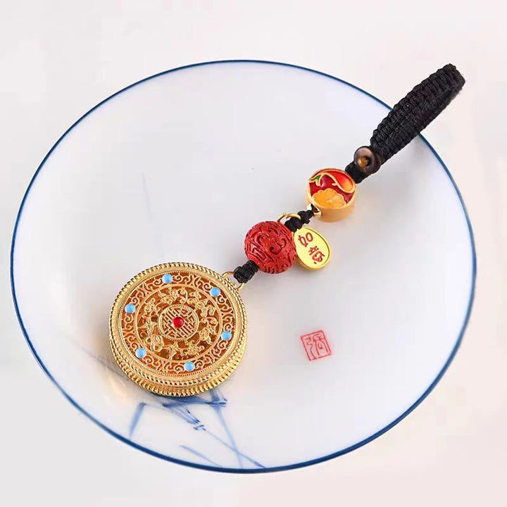 Schlüsselanhänger Fu Ruyi Glücksbringer Round Key Chain