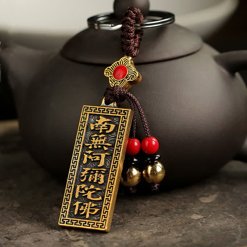 Schlüsselanhänger Namo Amitabha Kupfer – Frieden