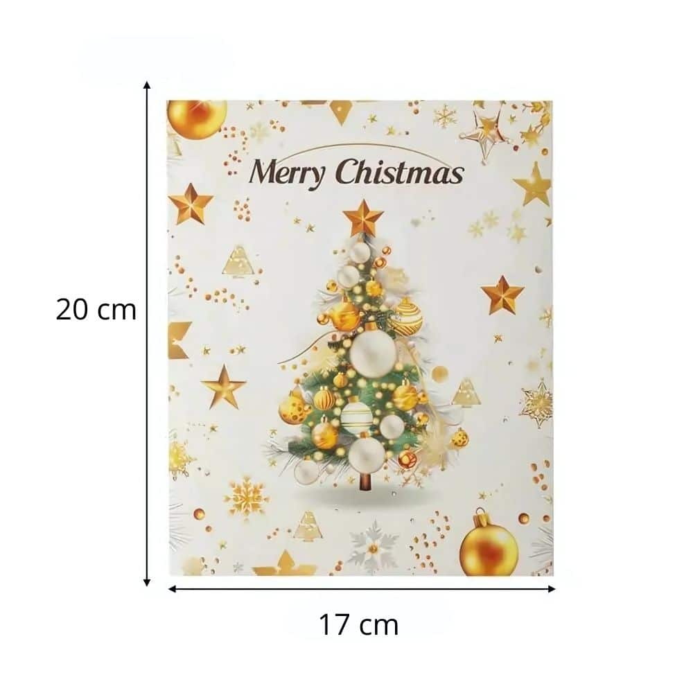 Schmuck Adventskalender Größe 20 x 17 cm