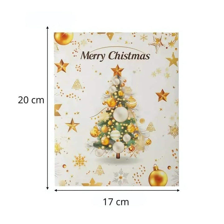 Schmuck Adventskalender Größe 20 x 17 cm