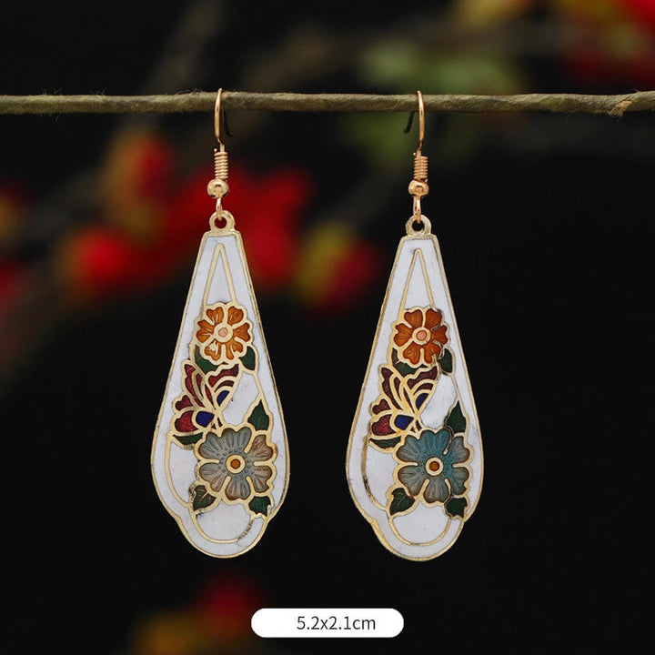 Ohrringe Lotus Schmetterling Blume