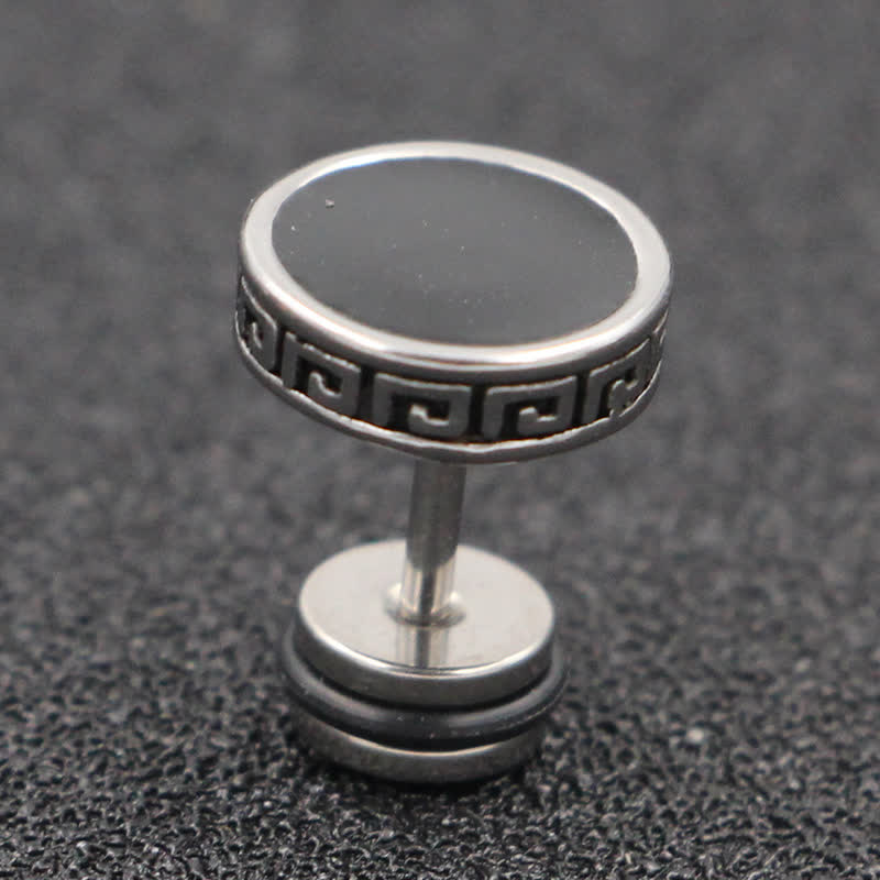 Ohrringe Titanstahl Stecker