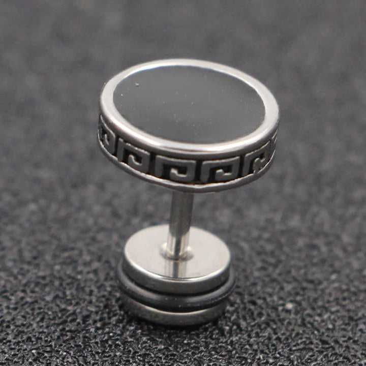 Ohrringe Titanstahl Stecker