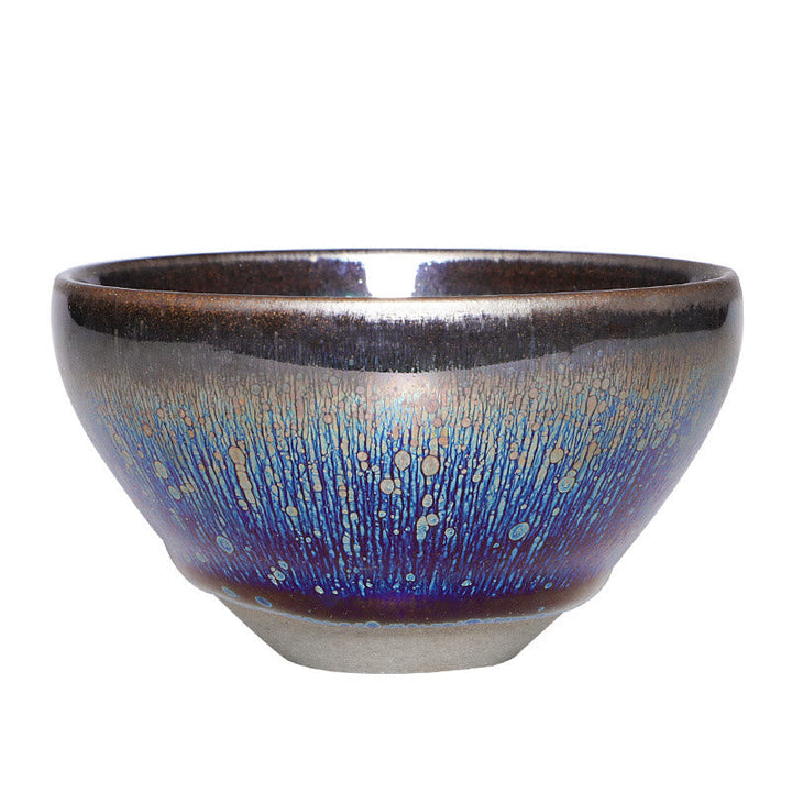 Schöne Teetassen Blau Tenmoku Jianzhan Geschenk Deko