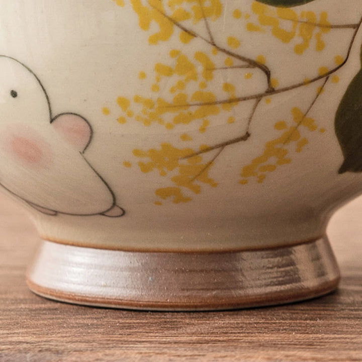 Schöne Teetassen Osmanthus Hase Keramik Matcha
