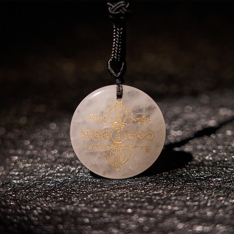 Schwarze Obsidian Kette Vajra Natur Erfüllung glänzender Anhänger Halskette