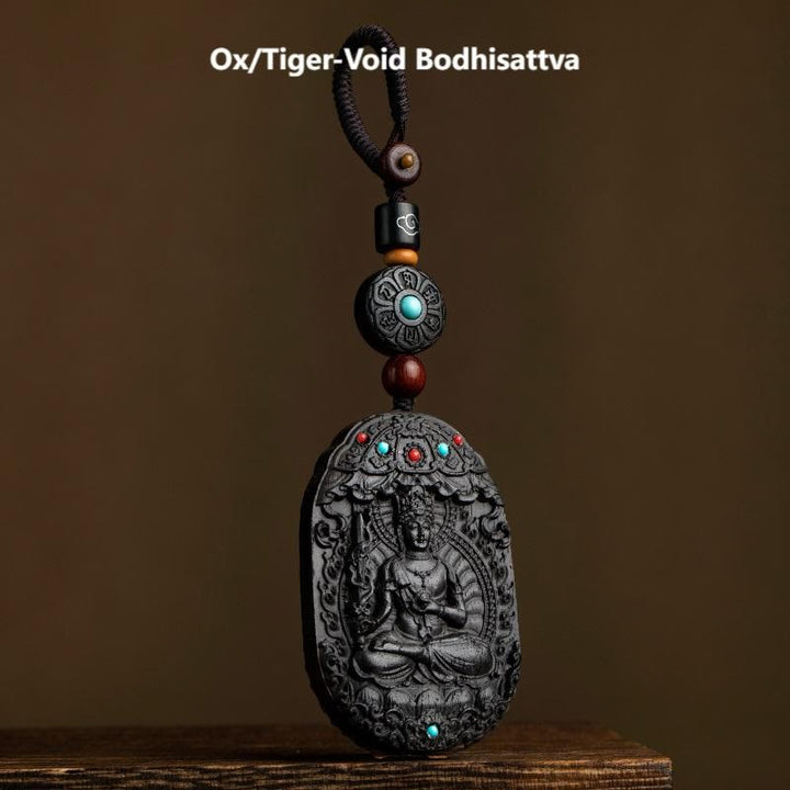 Schlüsselanhänger Natal Buddha Ebenholz – Segen