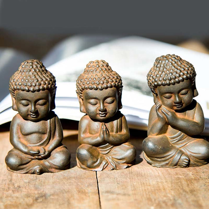 Shakyamuni Buddha Eisen Rost Klein Feng Shui