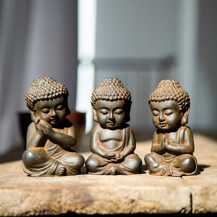 Shakyamuni Buddha Eisen Rost Klein