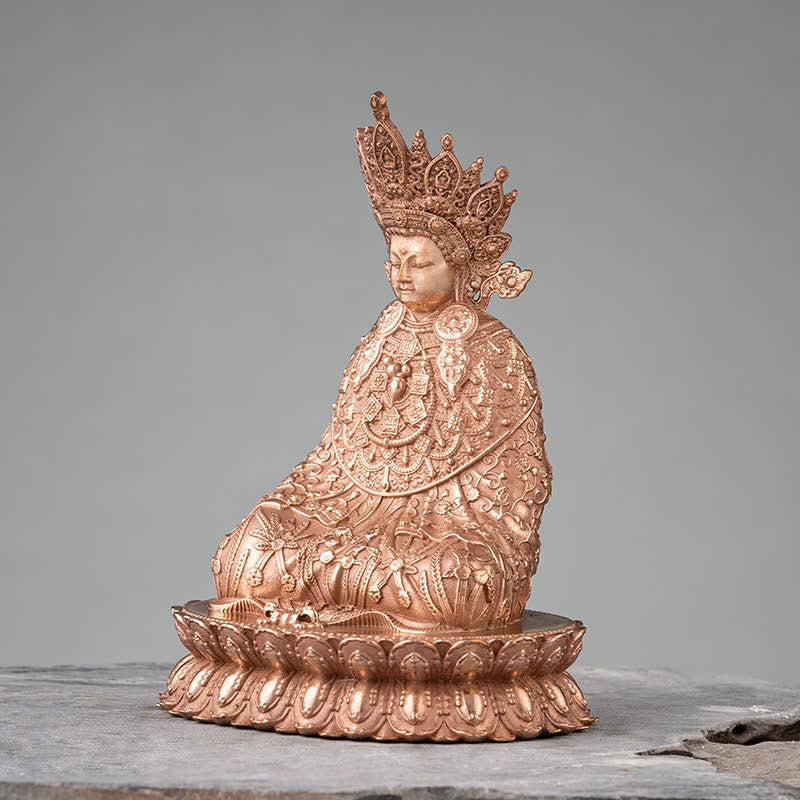 Shakyamuni Buddha Handgefertigt Kupfer Deko