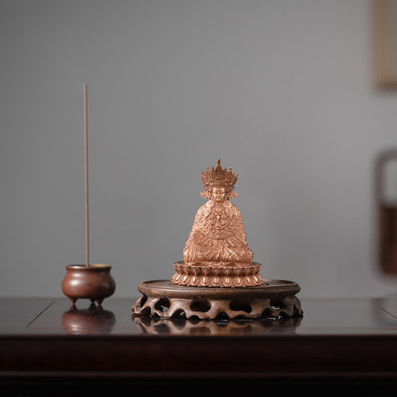 Shakyamuni Buddha Handgefertigt Kupfer
