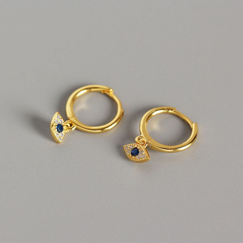Ohrringe Silber Evil Eye – Schutz & Segen