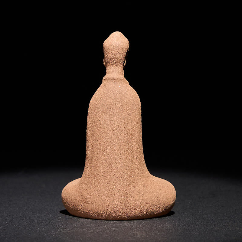 Sitzender Buddha Betend Keramik Zen Deko