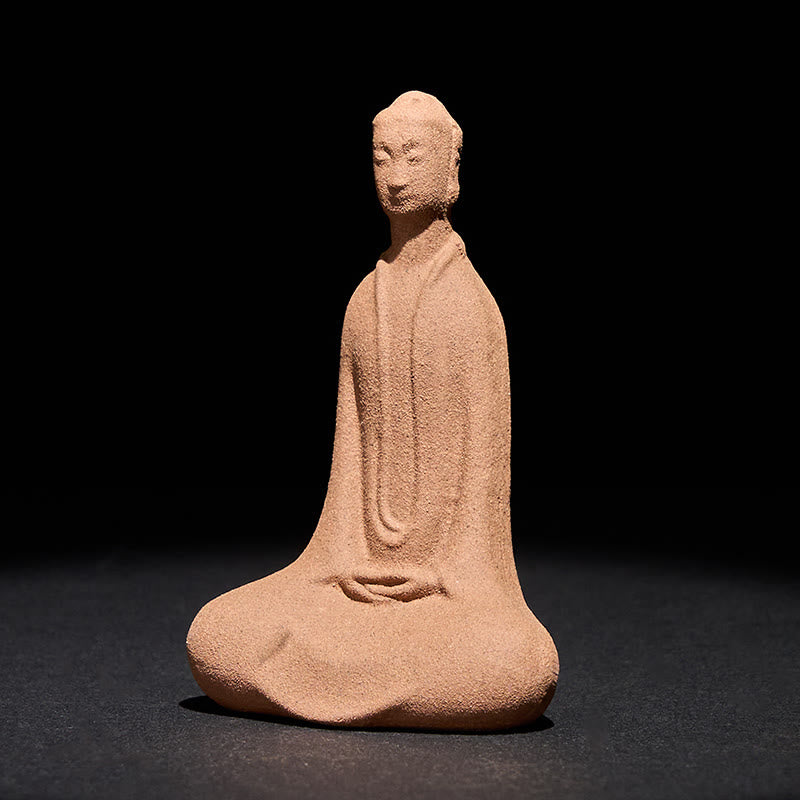 Sitzender Buddha Betend Keramik Zen