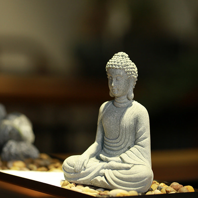 Sitzender Buddha Deko