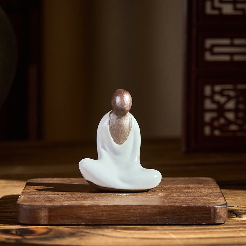 Sitzender Buddha Formlos Keramik Zen Deko