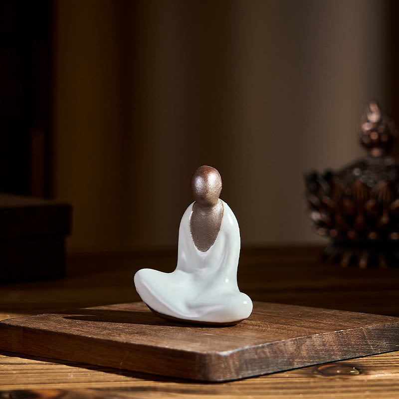 Sitzender Buddha Formlos Keramik Zen Geschenk