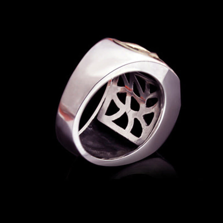 Ring 925 Silber Sanskrit-Design – Schutz OM Symbol Meditation Glück