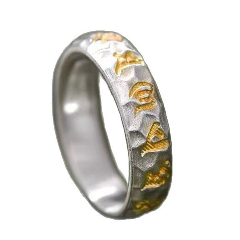 Ring Kupfer Om Mani Padme Hum Wohlstand Fengshui Schutz