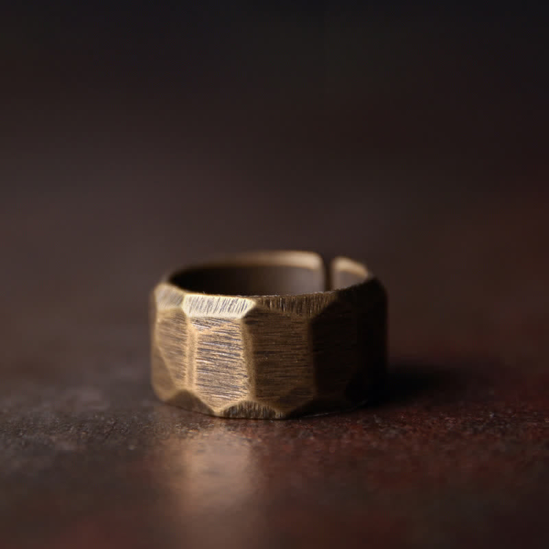 ring kupfer tibetisches design – wohlstand
