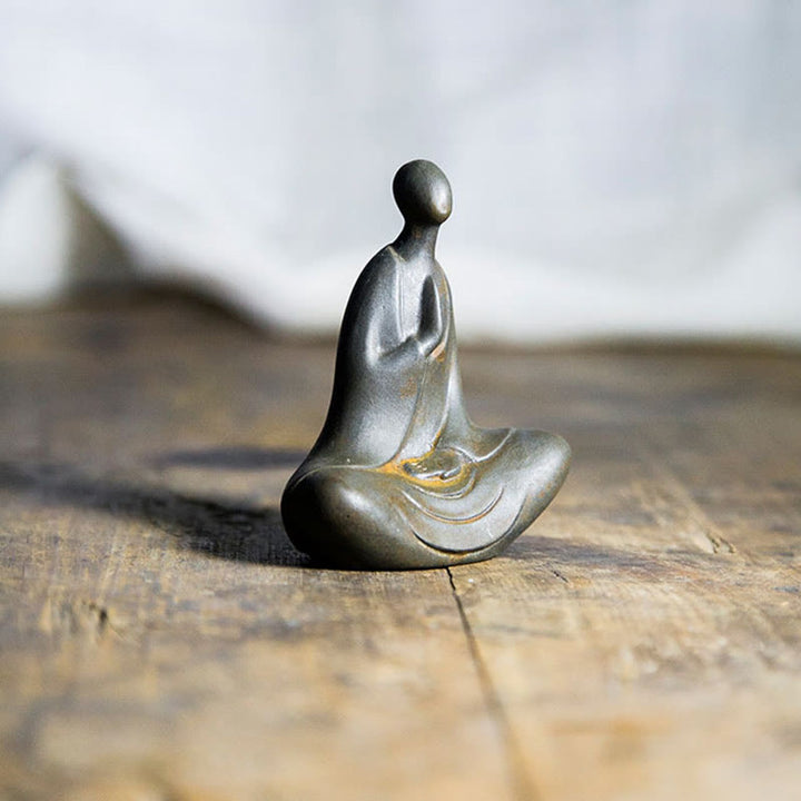 Statuen Buddha Tibetisch Schreibtisch Feng Shui
