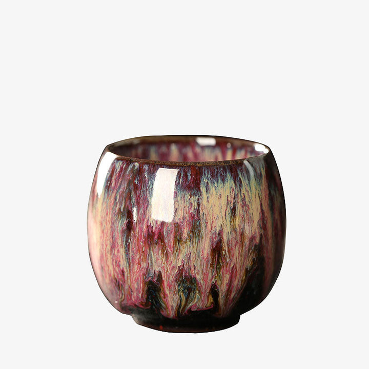 Teebecher Jianzhan Keramik Bunt Geschenk