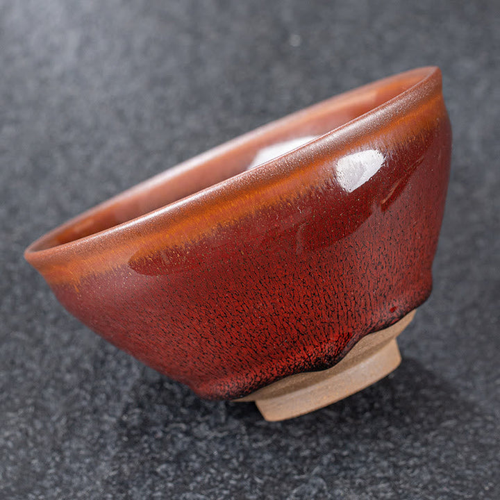 Teebecher Aus Porzellan Jianzhan Rot Braun Vintage Deko